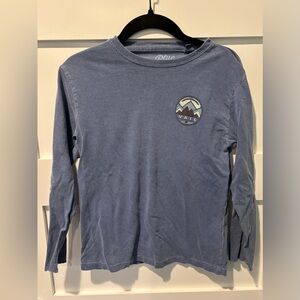 Boys Size Medium (10) Blue long Sleeved Shirt Vail Colorado
